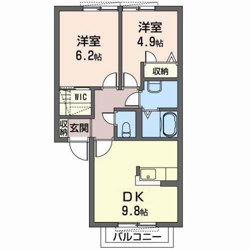 シャーメゾンいずみの間取り