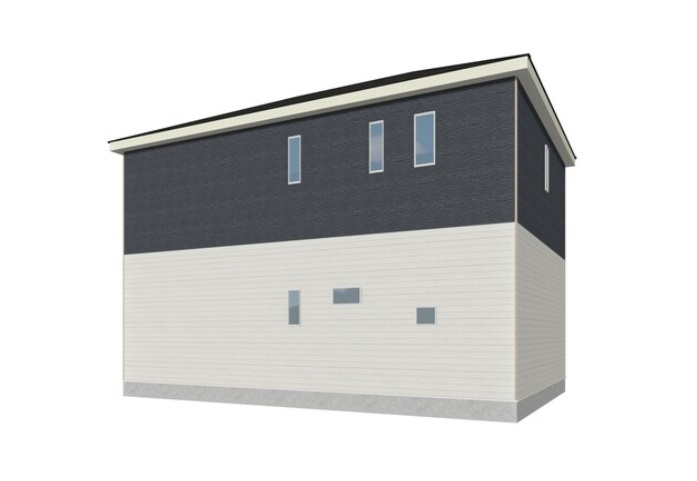 Cradlegarden　 東海村村松　第4　限定1棟！の完成予想図|北西側。