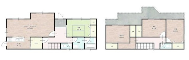 【間取り】 | 富士市大淵　中古戸建て　全1棟