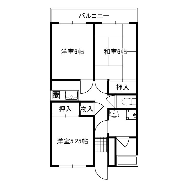 グランドハイツ赤城の間取り