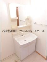 ペイサージュ上津の洗面所|使いやすい洗面所です