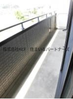 ペイサージュ上津のバルコニー|開放的で明るい空間を演出してくれるバルコニーです