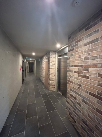 内廊下なので外から見られず安心です！