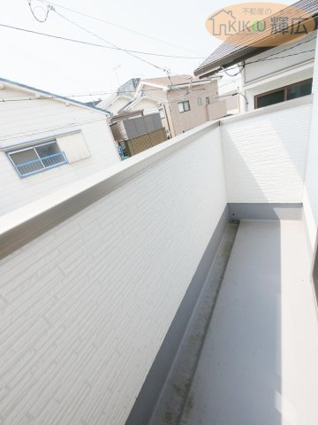 明石市二見町東二見　未入居戸建のバルコニー