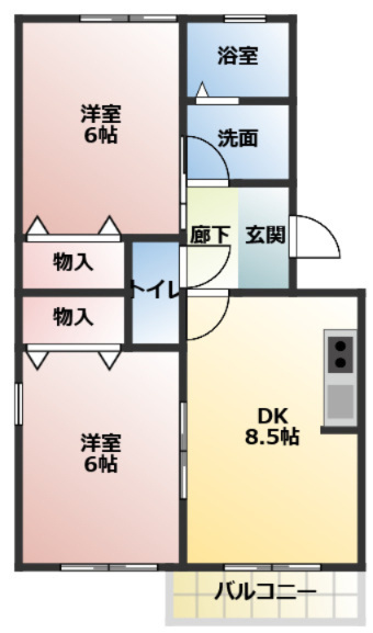 スカイガーデンの間取り