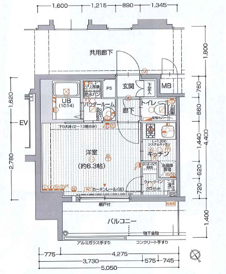 エスリード阿波座レジデンスの間取り