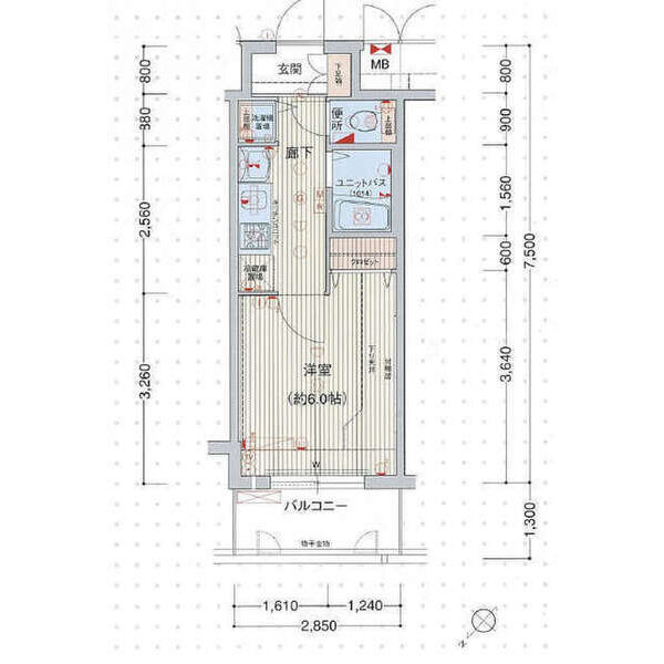 プレサンス新栄リミックスの間取り