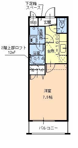 【間取り】 | フジパレス　ソレイユ　クーシャン
