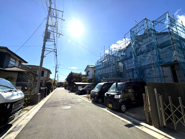 4LDK＋WIC＋SIC＋PANTRY  前面道路5mの前面道路含む現地写真|前面道路
