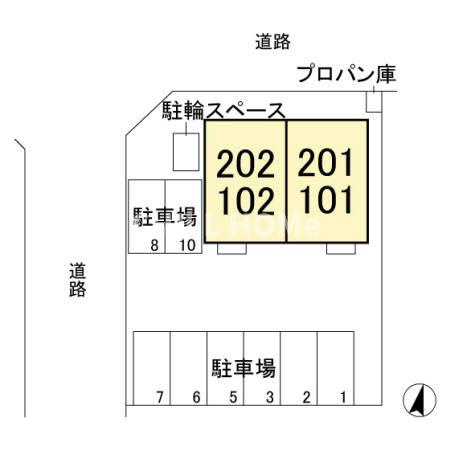 ジョアミーの区画図|当社、チルホームのHPもご覧ください(^^)/物件情報多数♪