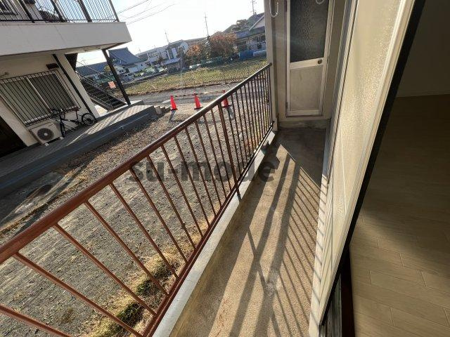 森田マンションＢ棟のバルコニー