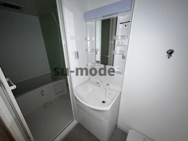 森田マンションＢ棟の洗面所