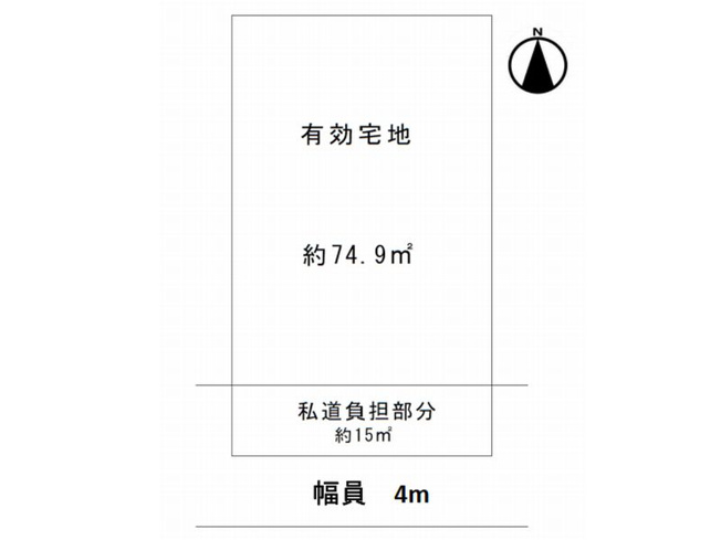 【土地図】 | 山科区西野大鳥井町　売地