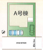 休日を楽しめる商業施設が近くに点在の区画図|カースペース2台分