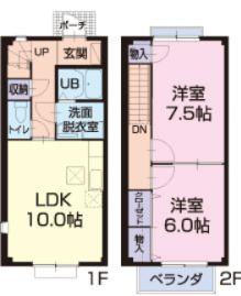 ボナールハイムＡの間取り