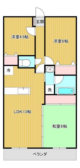 稲城市東長沼のアパート