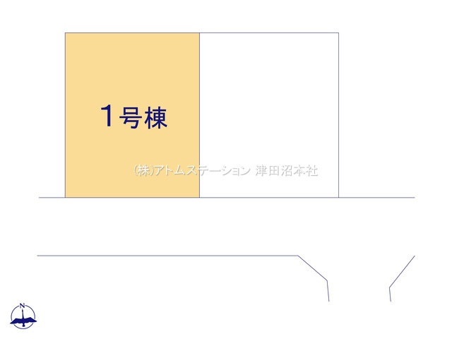 【区画図】 | アトムセレクト船橋市松が丘3丁目　1号棟