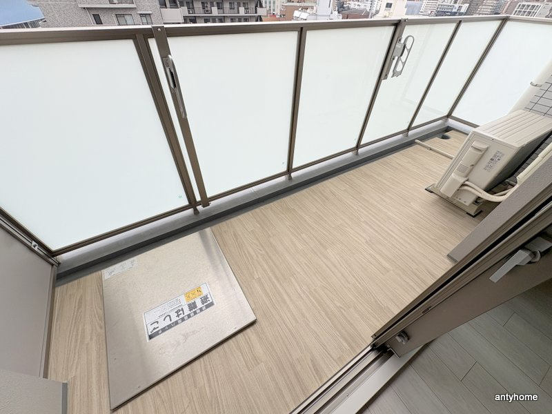 Alivisドーム前　仲介手数料無料のバルコニー