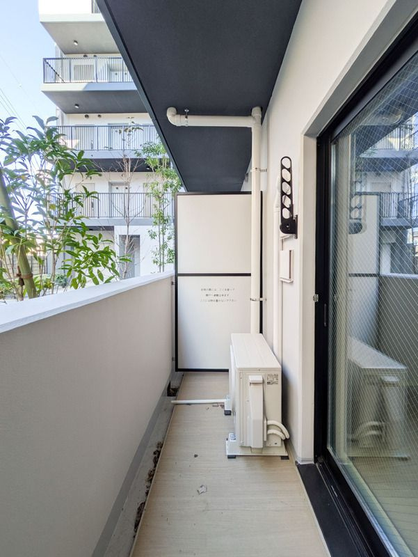 Alivis浦安のバルコニー