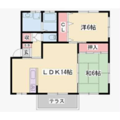ラシャンス北八代の間取り