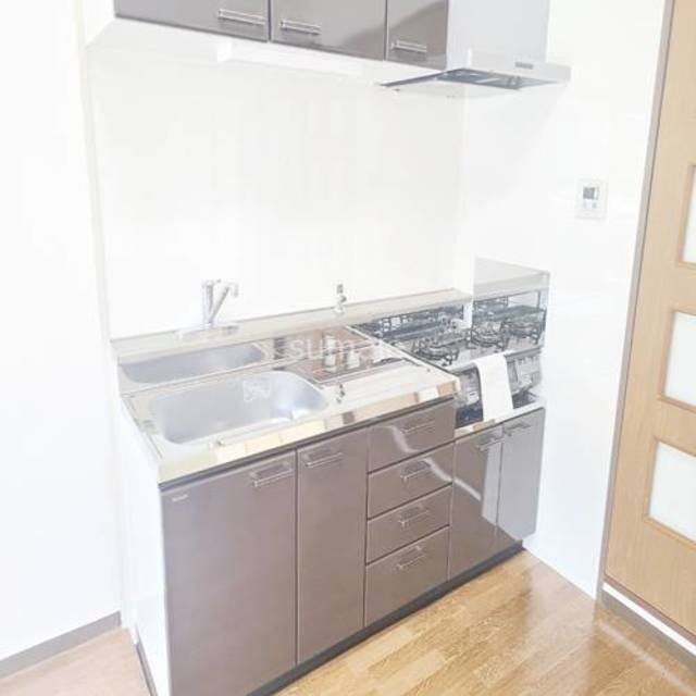 クローネ川口のキッチン|2口コンロがっ設置されてるキッチンです☆