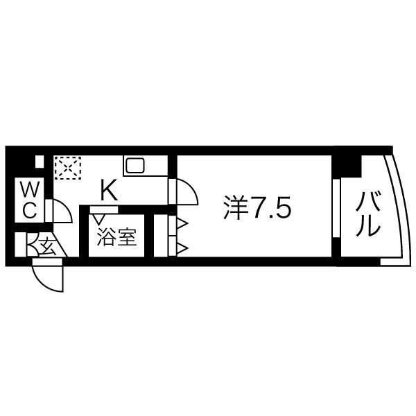 マンションリバーサイドの間取り