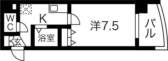 マンションリバーサイドの間取り