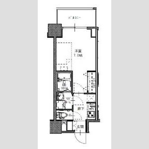 S-RESIDENCE福島玉川Unoの間取り