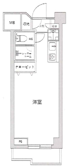 【間取り】 | 三越ゼームス坂マンション