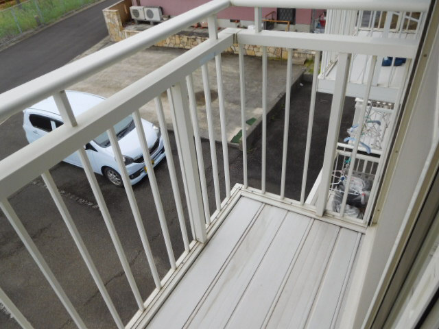 シャトーブルーのバルコニー