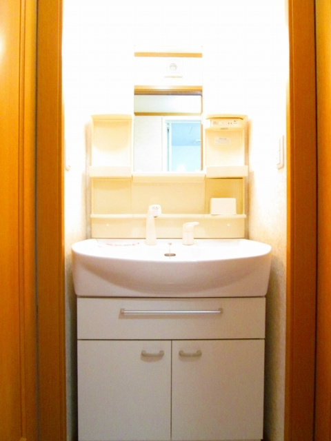 ヴィラ　ノーヴァＡの洗面所|洗面所