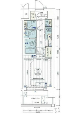 【間取り】 | エステムコート三宮イースト4ザフロント