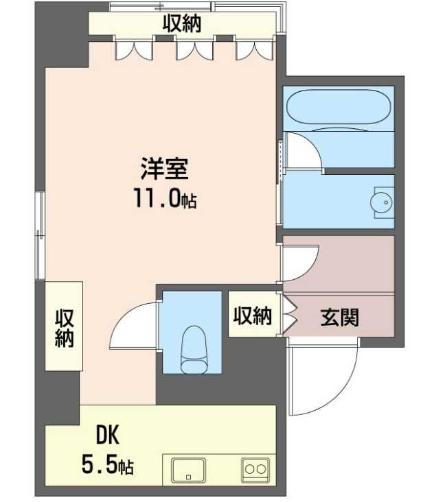 TAKE7西新宿　オートロック　ネット無料　シャーメゾンの間取り
