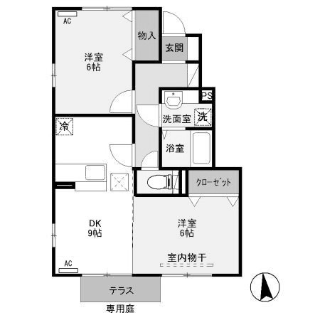 【間取り】 | アロース・ガーデン　Ａ