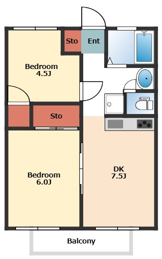 陽だまりの春風テラスの間取り