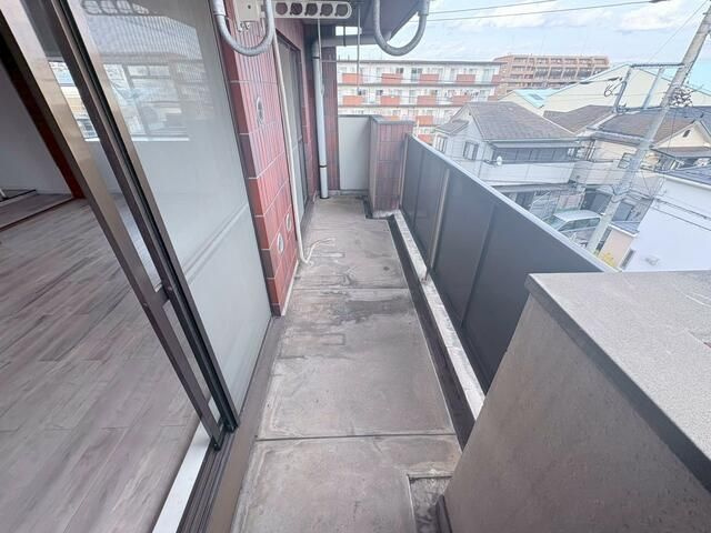 エクセレント丸太のバルコニー
