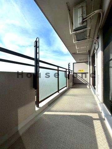 朝日プラザ鳴神のバルコニー