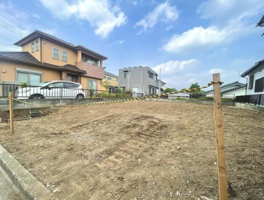 【土地】鶴ヶ島市太田ヶ谷建築条件無し売地の外観|確定測量後のお引渡しで費用を抑えられます