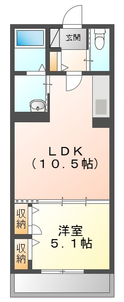 メルハイム南中央の間取り