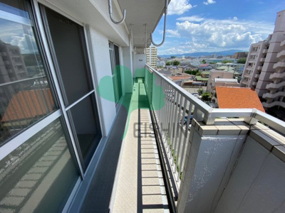 【バルコニー】 | アースフレンドリー那珂  | 日当たりの良いバルコニーです！