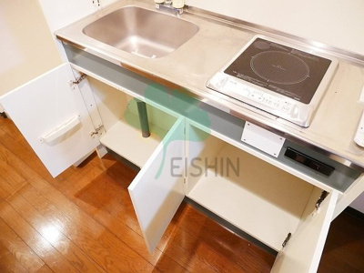 【キッチン】 | フリースペース57 | シンプルな清潔感のあるキッチンです！