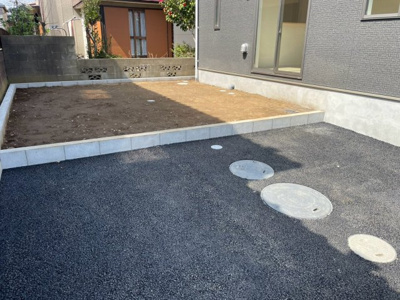 【庭】 | 銚子市長塚町3号棟 | 施工例:即日のご見学も可能です。お気軽に0476-37-3888までお問合せ下さい。