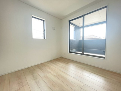 【洋室】 | 銚子市長塚町3号棟 | 施工例:即日のご見学も可能です。お気軽に0476-37-3888までお問合せ下さい。