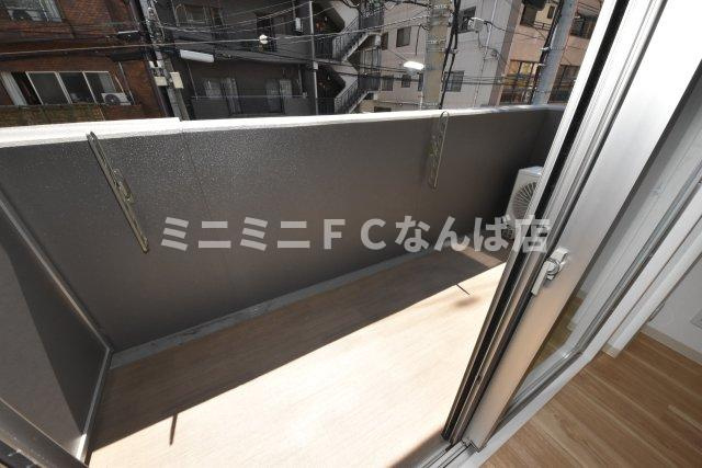 ラフィット松屋町のバルコニー