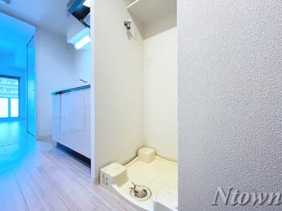 【設備】 | メイクスデザイン鶴舞 | 洗濯機置き場です。