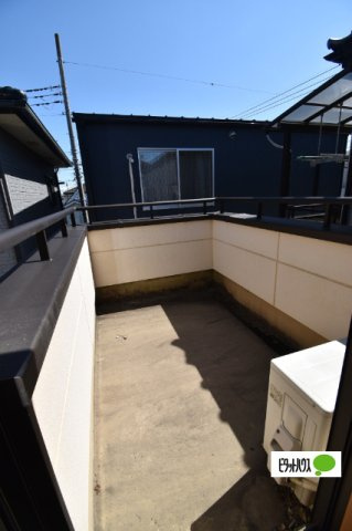 六供町戸建住宅のバルコニー