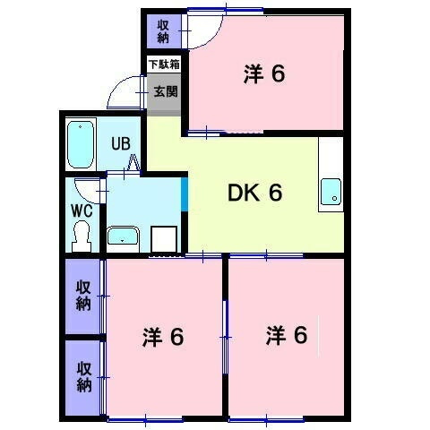 セジュールマカベの間取り