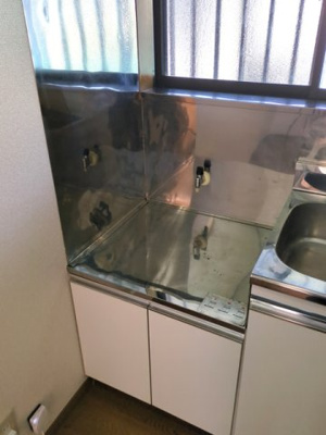 ガスコンロ設置可能！