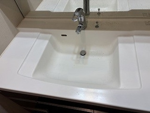 ライオンズ六ツ門サンリヤンタワーの洗面所|洗面化粧台