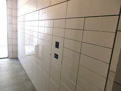 【設備】 | プレシス練馬ステーションフロント | 宅配BOX、集合ポスト　※前回募集時2025.1撮影